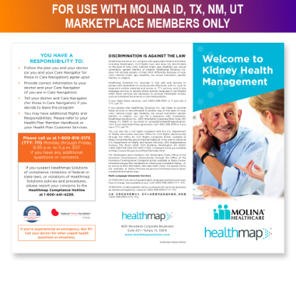 Picture of Molina ID, TX, NM, UT Marketplace Member Brochure