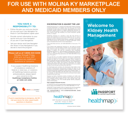 Picture of Molina KY Marketplace and Medicaid Member Brochure