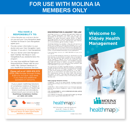 Picture of Molina IA Member Brochure (English and Spanish)