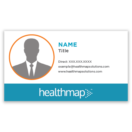 Picture of Healthmap Business Cards - with Photo