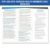 Picture of Horizon Member Brochure - English and Spanish